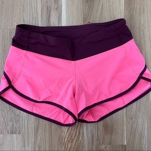 Lululemon Speed Shorts Size 4